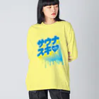 LONESOME TYPE ススのサウナスキ♥(ヘブン) ビッグシルエットロングスリーブTシャツ