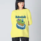 cementmilk WEBショップのGakenofuchi ビッグシルエットロングスリーブTシャツ