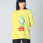 Ｄ・にゃん洋品店のカメネコさん ビッグシルエットロングスリーブTシャツ