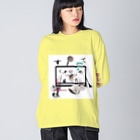 𝙈𝙊𝙈𝙊'𝙨 𝙎𝙝𝙤𝙥のHappy Halloween #03 Big Long Sleeve T-Shirt