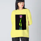 CNU Official ShopのTulip Design Big Silhouette Long Sleeve T-Shirt ビッグシルエットロングスリーブTシャツ