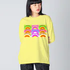 ✨🌈✨ユラクラカン🇯🇵 ✨🌈✨の🌈レインボーサンライズ🌈 Big Long Sleeve T-Shirt