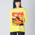 IzumiracleのI love Pie ビッグシルエットロングスリーブTシャツ