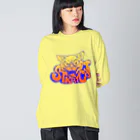 イエネコのStray cat  ビッグシルエットロングスリーブTシャツ