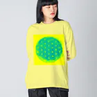 紫園+sion+(麗舞+reybu+)の💚パイナップル💛 Big Long Sleeve T-Shirt