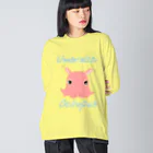 LalaHangeulのumbrella octopus(めんだこ) 英語バージョン② Big Long Sleeve T-Shirt