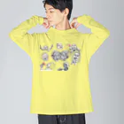 Owl's Dream　アウルズドリームのlove, peace and happiness ビッグシルエットロングスリーブTシャツ