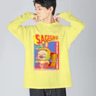 Siderunの館 B2のバンドブームロンT風だよ！さげみちゃん Big Long Sleeve T-Shirt