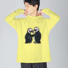 penguininkoの君の事が好き😍💕💕💕 ビッグシルエットロングスリーブTシャツ