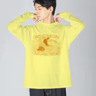 すばらTの稲刈り ビッグシルエットロングスリーブTシャツ