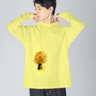 soi hẻm rojiのAutumnLeaf Big Long Sleeve T-Shirt