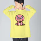 segasworksのホリドゥスちゃん（ゆるトリケラトプス ） Big Long Sleeve T-Shirt