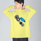 aiueoneko358のあおいとり Big Long Sleeve T-Shirt