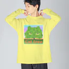 Charamaru MarketのＣＡＴ　ＴＲＥＥ Big Long Sleeve T-Shirt