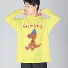 NIKORASU GOのサウナダジャレデザイン「ティラノサウナーズ」 Big Long Sleeve T-Shirt