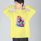 mtommyのミィーチャン ビッグシルエットロングスリーブTシャツ