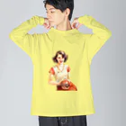 MistyStarkの日本人女性ボーリング Big Long Sleeve T-Shirt