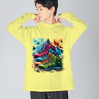 Forêt de Renardsの山の相棒 Big Long Sleeve T-Shirt