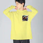 legendary horseのゴール前1ハロン、それは競馬の魂が燃え上がる瞬間 Big Long Sleeve T-Shirt