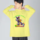 kazu_gのスケボーのない人生なんて!(ウサギ) Big Long Sleeve T-Shirt