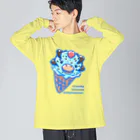 segasworksの恐竜アイスクリーム〜ザクザクアンキロサウルス〜 Big Long Sleeve T-Shirt