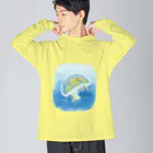 caracol-theaterのハナガサクラゲ ビッグシルエットロングスリーブTシャツ