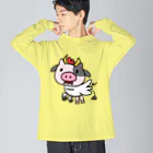 gogoteam54のうしぶたとり Big Long Sleeve T-Shirt