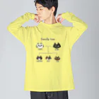 のぐちさきのfamily tree -にゃんこの家系図- Big Long Sleeve T-Shirt