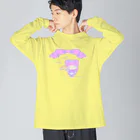 SUSEONG1991のメイドさん ビッグシルエットロングスリーブTシャツ