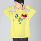 ありまゆめののレギンス一丁 Big Long Sleeve T-Shirt