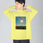 アンジュアートショップの朝日 Big Long Sleeve T-Shirt