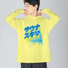 LONESOME TYPE ススのサウナスキ♥(ヘブン) ビッグシルエットロングスリーブTシャツ