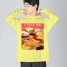 IzumiracleのI love Pie ビッグシルエットロングスリーブTシャツ