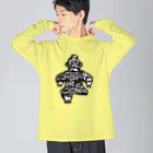 工房ＨＡＮＺＯＵの 前面(片面)プリント 遮光器土偶っ娘さん　＃土偶シリーズ Big Long Sleeve T-Shirt