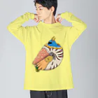 Drecome_Designの貝のない貝と貝のあるnot貝 Big Long Sleeve T-Shirt