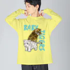 LalaHangeulのBABY TIGERS ビッグシルエットロングスリーブTシャツ