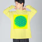 紫園+sion+(麗舞+reybu+)の💚パイナップル💛 Big Long Sleeve T-Shirt