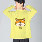 MrKShirtsのInu (犬) 色デザイン Big Long Sleeve T-Shirt