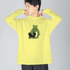 ＋Whimsyの瓦わに Big Long Sleeve T-Shirt