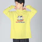 温泉グッズ@ブーさんとキリンの生活の【小】温泉ヘルスセンター Big Long Sleeve T-Shirt