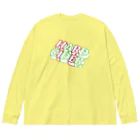 KAWAGOE GRAPHICSのハードサイダーななめ上 Big Long Sleeve T-Shirt