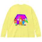 tomatoの女の子シリーズ　girl’s  Big Long Sleeve T-Shirt