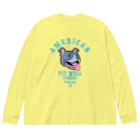 LONESOME TYPE ススのLove❤️Dogs（アメリカンピットブルテリア・青鼻） Big Long Sleeve T-Shirt