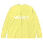 粕谷幸司 as アルビノの日本人のI do not do this albinism to tragedy. ビッグシルエットロングスリーブTシャツ