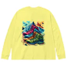 Forêt de Renardsの山の相棒 Big Long Sleeve T-Shirt