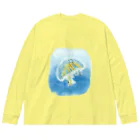 caracol-theaterのハナガサクラゲ ビッグシルエットロングスリーブTシャツ