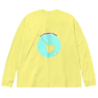 アオイハチドリプロジェクトのアオイハチドリプロジェクト⑨ Big Long Sleeve T-Shirt