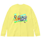 miku'ꜱGallery星猫のネコリンピック✨球技 Big Long Sleeve T-Shirt