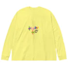 熊工サッカー部OB会のKUMAKO COL2 Big Long Sleeve T-Shirt