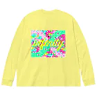 ✨🌈✨ユラクラカン🇯🇵 ✨🌈✨の🌈✨∞infinity∞✨ ビッグシルエットロングスリーブTシャツ